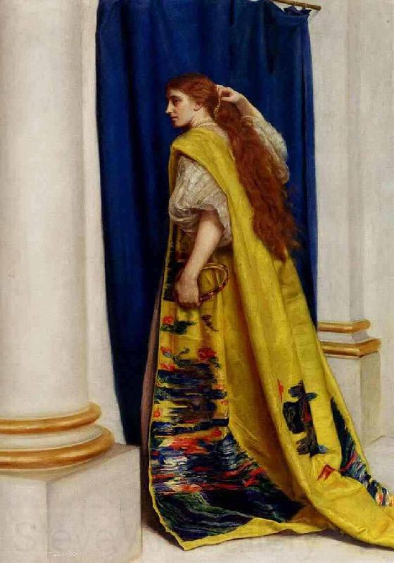 Sir John Everett Millais Esther Norge oil painting art